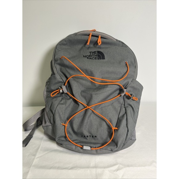 The North Face Other - Men's The North Face Jester Flexvent Day Pack Backpack Laptop Bag Grey W/ Orange